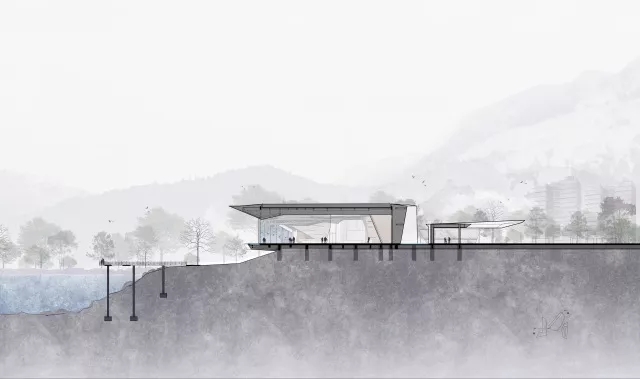 剖面圖，天華建筑設(shè)計